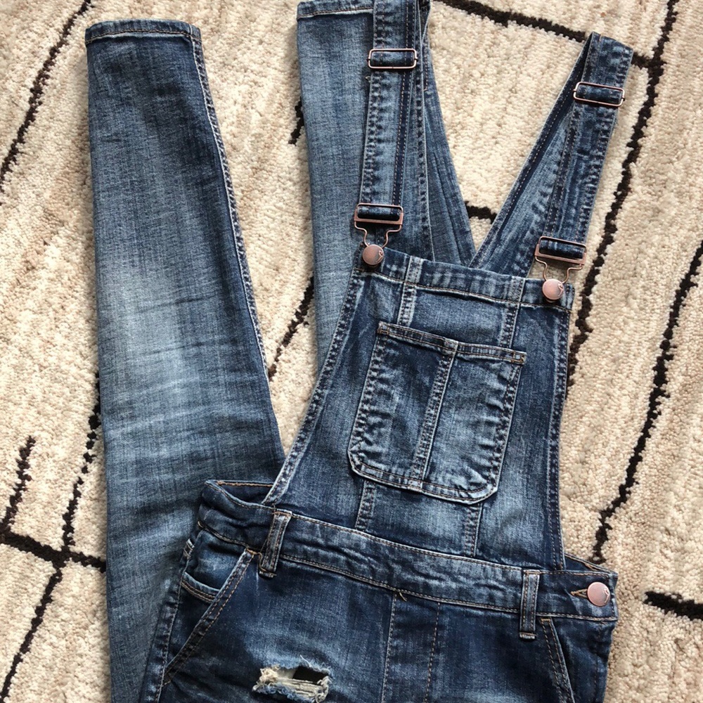 Dollhouse jean overalls